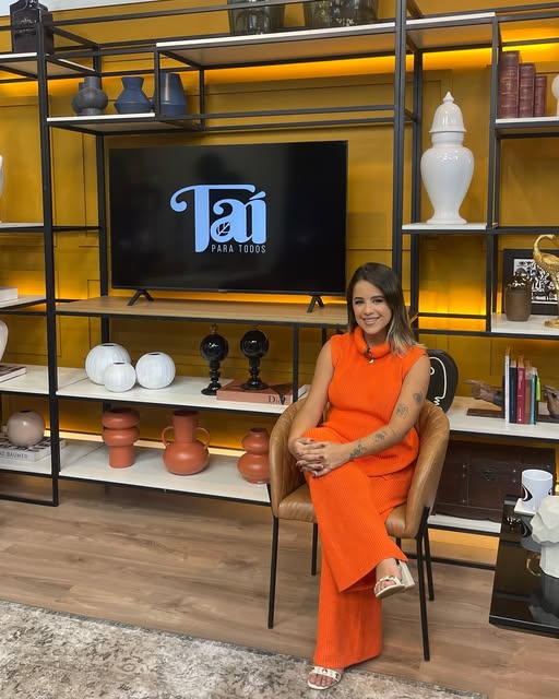 Gabriela Rocha em participação no programa Tá aí para todos